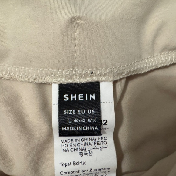 SHEIN Cream High-Low Skirt - Picture 6 of 6
